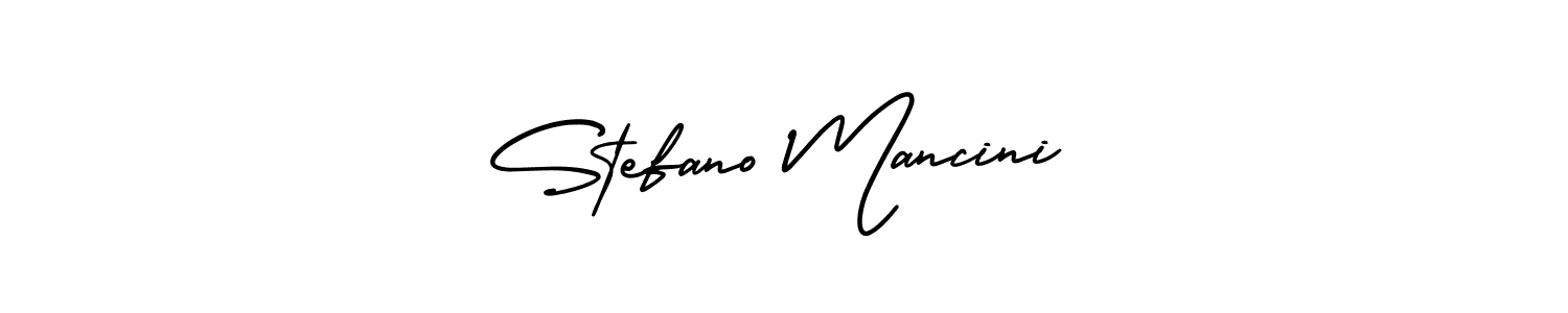 It looks lik you need a new signature style for name Stefano Mancini. Design unique handwritten (AmerikaSignatureDemo-Regular) signature with our free signature maker in just a few clicks. Stefano Mancini signature style 3 images and pictures png