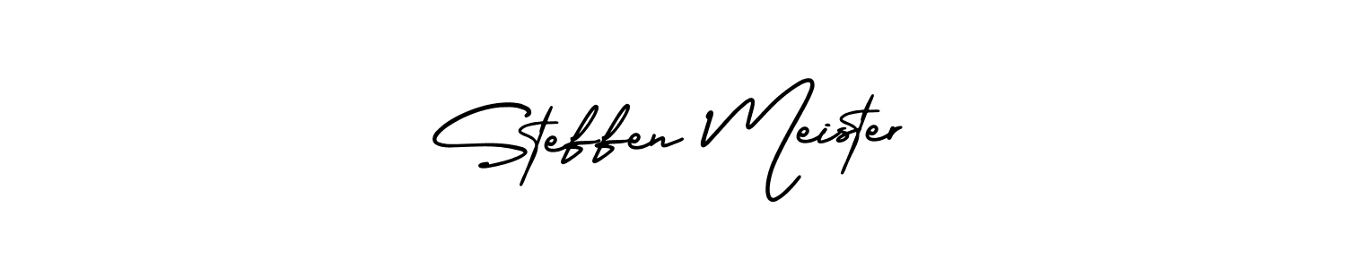 Also we have Steffen Meister name is the best signature style. Create professional handwritten signature collection using AmerikaSignatureDemo-Regular autograph style. Steffen Meister signature style 3 images and pictures png