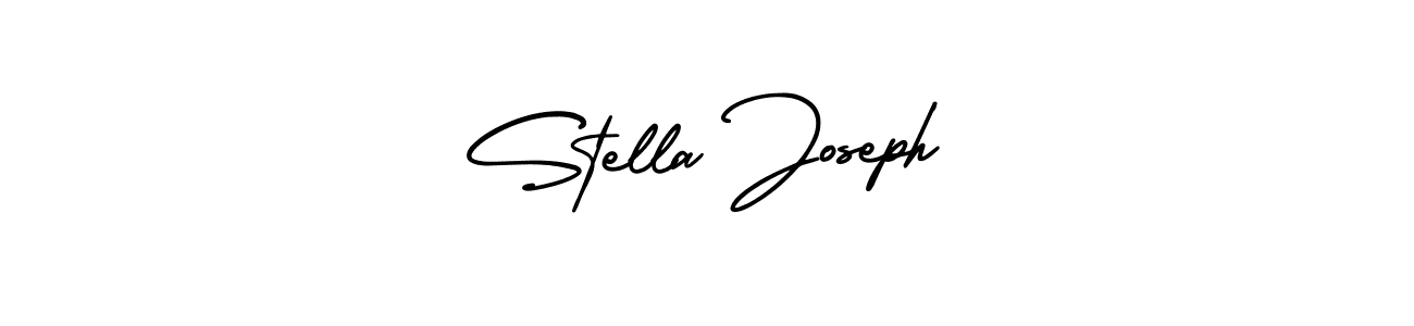 Similarly AmerikaSignatureDemo-Regular is the best handwritten signature design. Signature creator online .You can use it as an online autograph creator for name Stella Joseph. Stella Joseph signature style 3 images and pictures png
