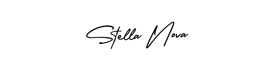 Also You can easily find your signature by using the search form. We will create Stella Nova name handwritten signature images for you free of cost using AmerikaSignatureDemo-Regular sign style. Stella Nova signature style 3 images and pictures png