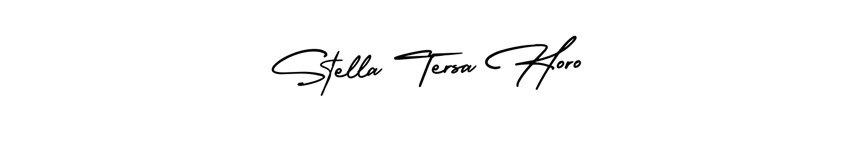 Design your own signature with our free online signature maker. With this signature software, you can create a handwritten (AmerikaSignatureDemo-Regular) signature for name Stella Tersa Horo. Stella Tersa Horo signature style 3 images and pictures png
