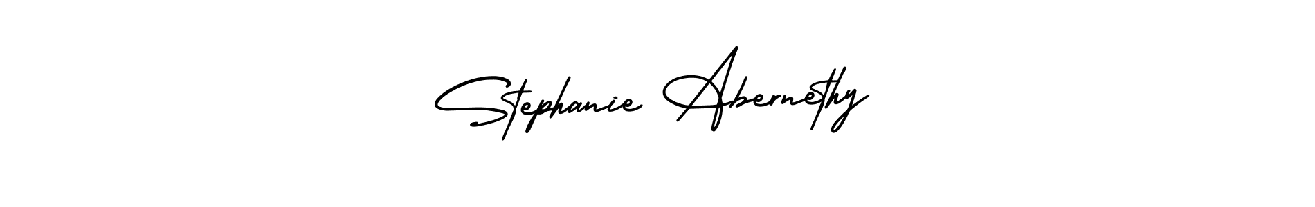 Stephanie Abernethy stylish signature style. Best Handwritten Sign (AmerikaSignatureDemo-Regular) for my name. Handwritten Signature Collection Ideas for my name Stephanie Abernethy. Stephanie Abernethy signature style 3 images and pictures png