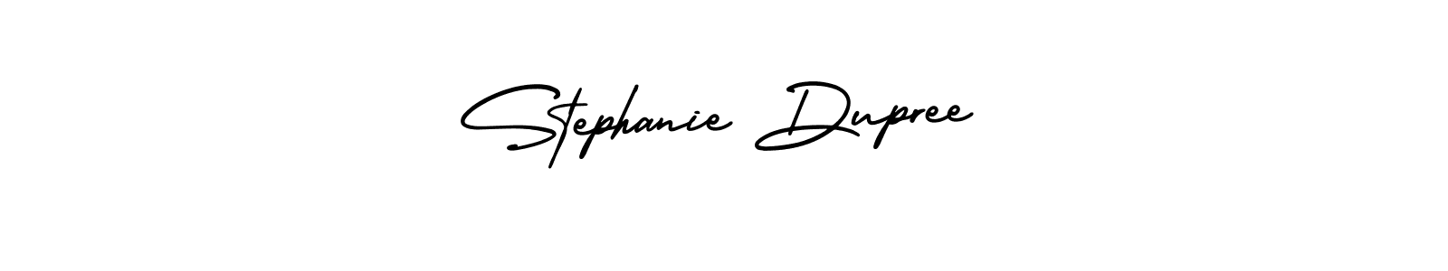 The best way (AmerikaSignatureDemo-Regular) to make a short signature is to pick only two or three words in your name. The name Stephanie Dupree include a total of six letters. For converting this name. Stephanie Dupree signature style 3 images and pictures png