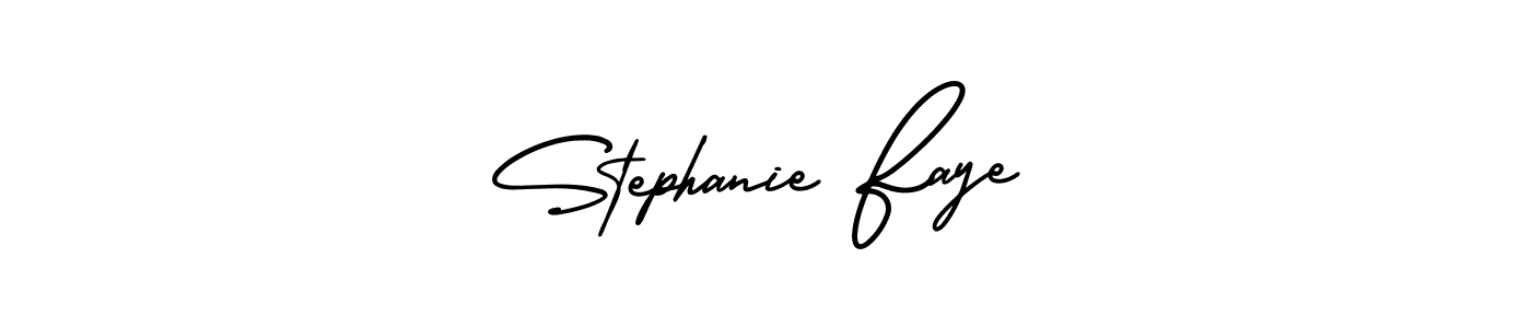 AmerikaSignatureDemo-Regular is a professional signature style that is perfect for those who want to add a touch of class to their signature. It is also a great choice for those who want to make their signature more unique. Get Stephanie Faye name to fancy signature for free. Stephanie Faye signature style 3 images and pictures png