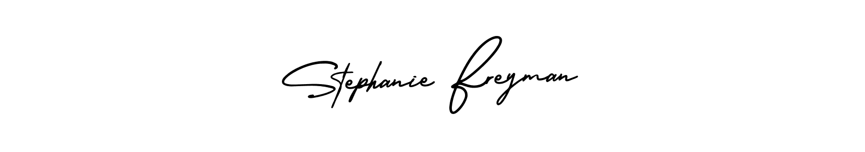 It looks lik you need a new signature style for name Stephanie Freyman. Design unique handwritten (AmerikaSignatureDemo-Regular) signature with our free signature maker in just a few clicks. Stephanie Freyman signature style 3 images and pictures png