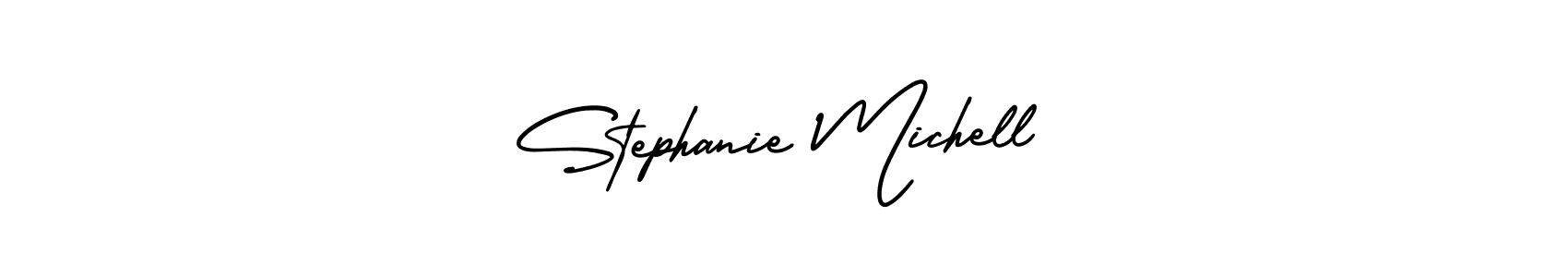 It looks lik you need a new signature style for name Stephanie Michell. Design unique handwritten (AmerikaSignatureDemo-Regular) signature with our free signature maker in just a few clicks. Stephanie Michell signature style 3 images and pictures png