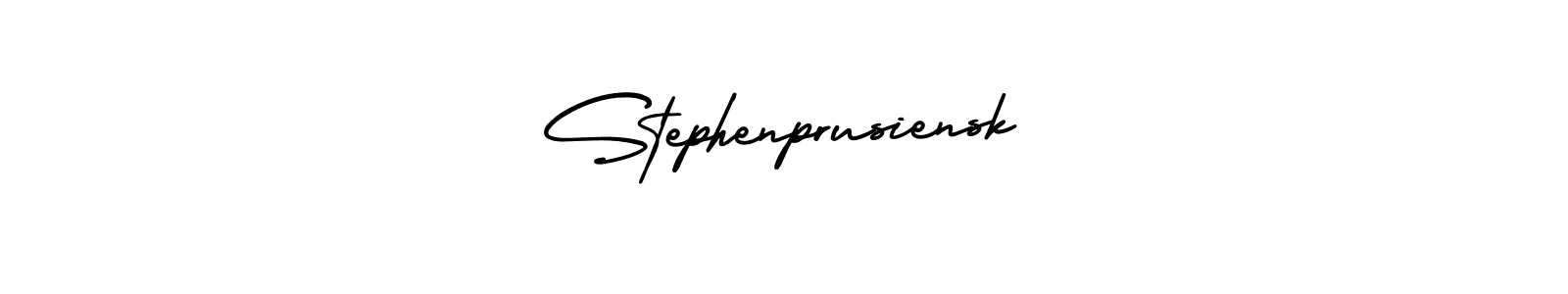 Stephenprusiensk stylish signature style. Best Handwritten Sign (AmerikaSignatureDemo-Regular) for my name. Handwritten Signature Collection Ideas for my name Stephenprusiensk. Stephenprusiensk signature style 3 images and pictures png