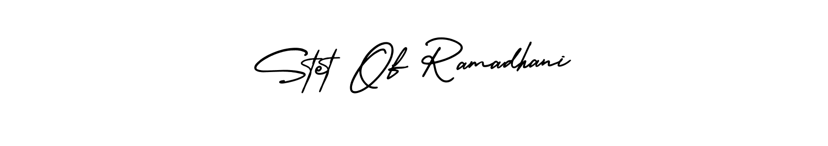 Make a beautiful signature design for name Stet Of Ramadhani. Use this online signature maker to create a handwritten signature for free. Stet Of Ramadhani signature style 3 images and pictures png