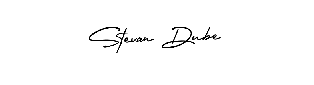 Make a beautiful signature design for name Stevan Dube. With this signature (AmerikaSignatureDemo-Regular) style, you can create a handwritten signature for free. Stevan Dube signature style 3 images and pictures png