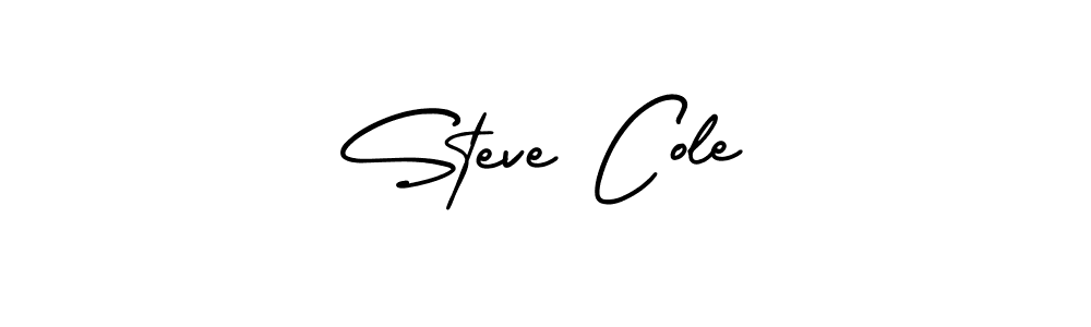 Make a beautiful signature design for name Steve Cole. With this signature (AmerikaSignatureDemo-Regular) style, you can create a handwritten signature for free. Steve Cole signature style 3 images and pictures png