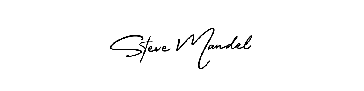 You should practise on your own different ways (AmerikaSignatureDemo-Regular) to write your name (Steve Mandel) in signature. don't let someone else do it for you. Steve Mandel signature style 3 images and pictures png
