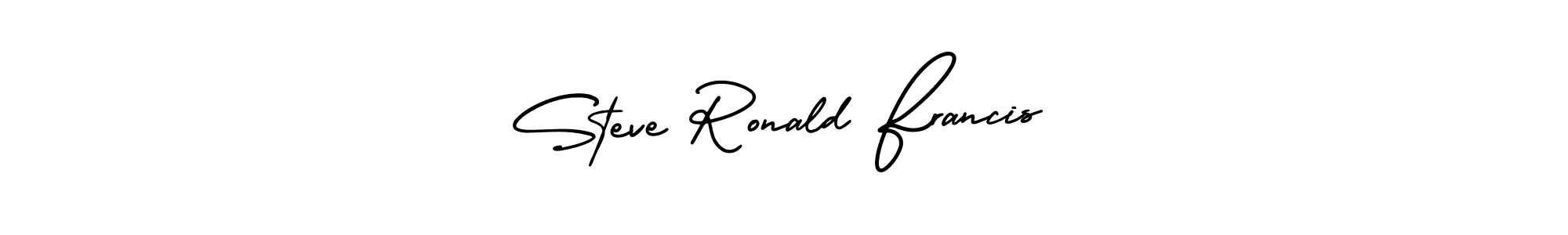 Also we have Steve Ronald Francis name is the best signature style. Create professional handwritten signature collection using AmerikaSignatureDemo-Regular autograph style. Steve Ronald Francis signature style 3 images and pictures png
