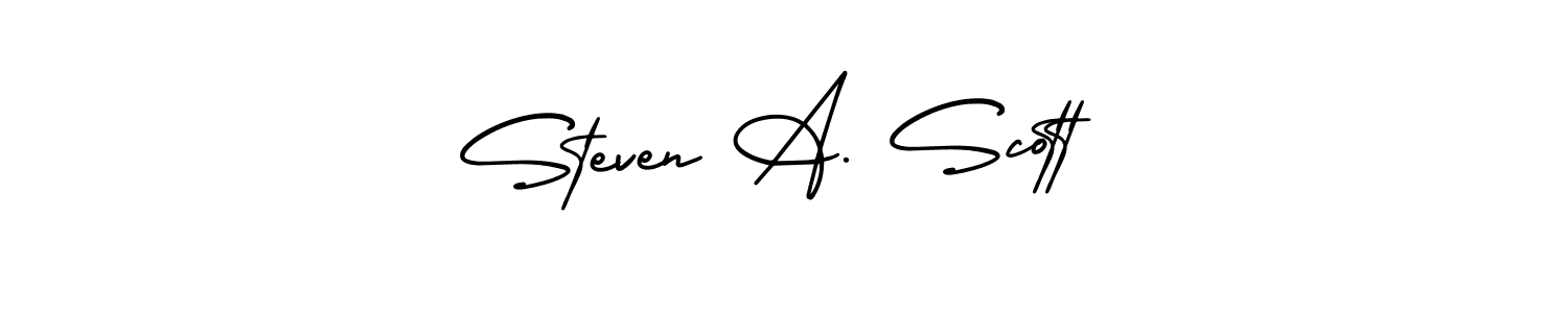 Best and Professional Signature Style for Steven A. Scott. AmerikaSignatureDemo-Regular Best Signature Style Collection. Steven A. Scott signature style 3 images and pictures png