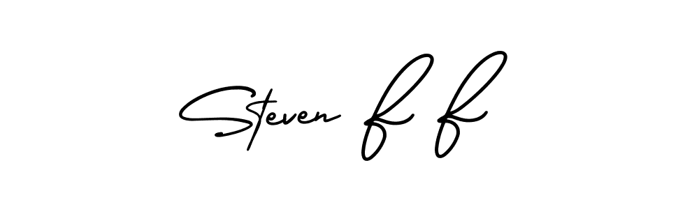 How to Draw Steven F F signature style? AmerikaSignatureDemo-Regular is a latest design signature styles for name Steven F F. Steven F F signature style 3 images and pictures png