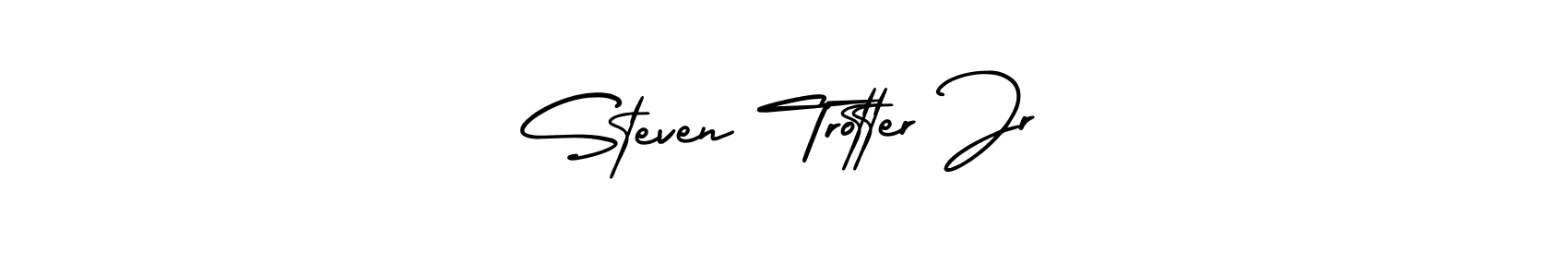 Make a beautiful signature design for name Steven Trotter Jr. With this signature (AmerikaSignatureDemo-Regular) style, you can create a handwritten signature for free. Steven Trotter Jr signature style 3 images and pictures png