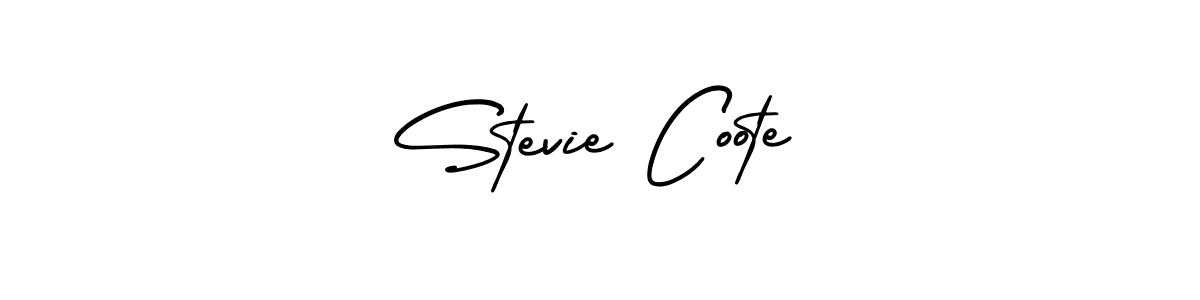 Make a beautiful signature design for name Stevie Coote. Use this online signature maker to create a handwritten signature for free. Stevie Coote signature style 3 images and pictures png