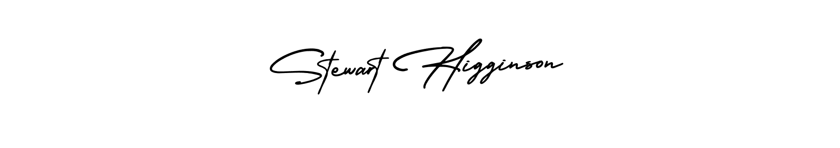 How to make Stewart Higginson signature? AmerikaSignatureDemo-Regular is a professional autograph style. Create handwritten signature for Stewart Higginson name. Stewart Higginson signature style 3 images and pictures png