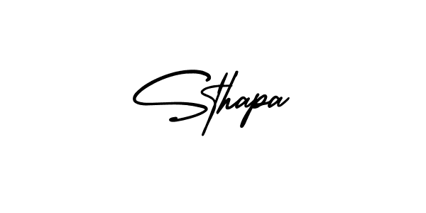 Best and Professional Signature Style for Sthapa. AmerikaSignatureDemo-Regular Best Signature Style Collection. Sthapa signature style 3 images and pictures png