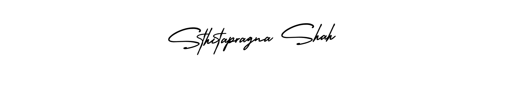 Also we have Sthitapragna Shah name is the best signature style. Create professional handwritten signature collection using AmerikaSignatureDemo-Regular autograph style. Sthitapragna Shah signature style 3 images and pictures png