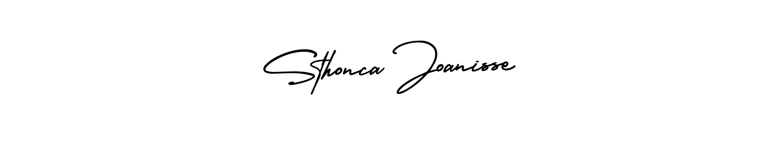 Design your own signature with our free online signature maker. With this signature software, you can create a handwritten (AmerikaSignatureDemo-Regular) signature for name Sthonca Joanisse. Sthonca Joanisse signature style 3 images and pictures png
