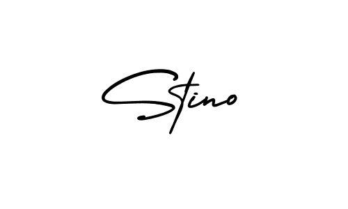 Make a beautiful signature design for name Stino. With this signature (AmerikaSignatureDemo-Regular) style, you can create a handwritten signature for free. Stino signature style 3 images and pictures png