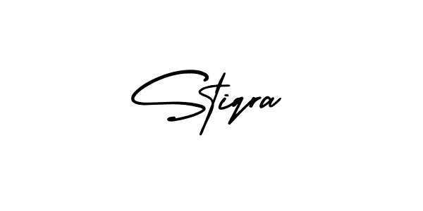 Best and Professional Signature Style for Stiqra. AmerikaSignatureDemo-Regular Best Signature Style Collection. Stiqra signature style 3 images and pictures png