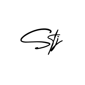 Make a beautiful signature design for name Stj. Use this online signature maker to create a handwritten signature for free. Stj signature style 3 images and pictures png
