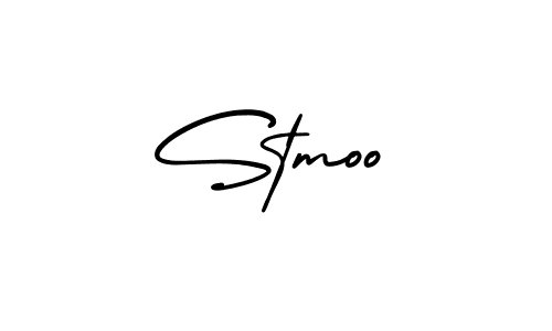 Make a beautiful signature design for name Stmoo. With this signature (AmerikaSignatureDemo-Regular) style, you can create a handwritten signature for free. Stmoo signature style 3 images and pictures png