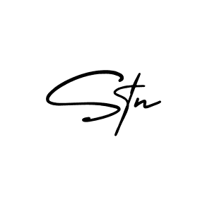 How to make Stn signature? AmerikaSignatureDemo-Regular is a professional autograph style. Create handwritten signature for Stn name. Stn signature style 3 images and pictures png