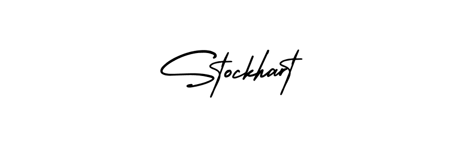 Make a beautiful signature design for name Stockhart. With this signature (AmerikaSignatureDemo-Regular) style, you can create a handwritten signature for free. Stockhart signature style 3 images and pictures png