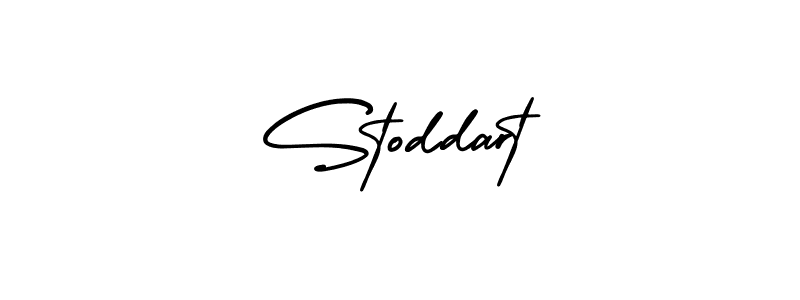 Stoddart stylish signature style. Best Handwritten Sign (AmerikaSignatureDemo-Regular) for my name. Handwritten Signature Collection Ideas for my name Stoddart. Stoddart signature style 3 images and pictures png