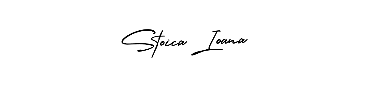 Create a beautiful signature design for name Stoica Ioana. With this signature (AmerikaSignatureDemo-Regular) fonts, you can make a handwritten signature for free. Stoica Ioana signature style 3 images and pictures png