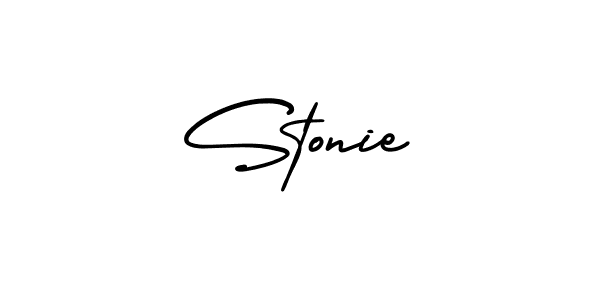 Also we have Stonie name is the best signature style. Create professional handwritten signature collection using AmerikaSignatureDemo-Regular autograph style. Stonie signature style 3 images and pictures png