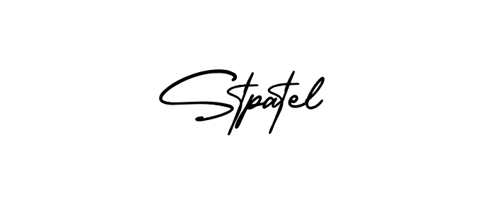 Create a beautiful signature design for name Stpatel. With this signature (AmerikaSignatureDemo-Regular) fonts, you can make a handwritten signature for free. Stpatel signature style 3 images and pictures png