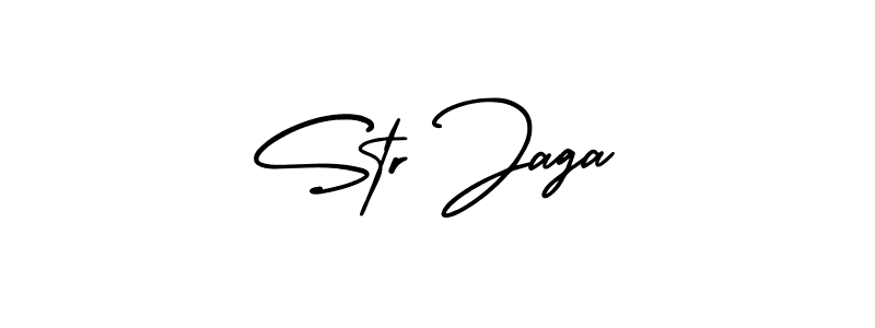 Best and Professional Signature Style for Str Jaga. AmerikaSignatureDemo-Regular Best Signature Style Collection. Str Jaga signature style 3 images and pictures png