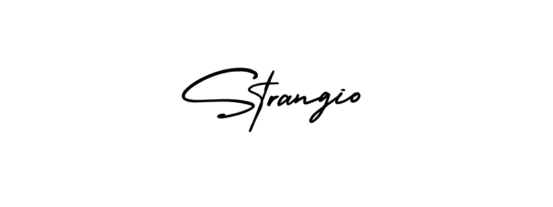 Strangio stylish signature style. Best Handwritten Sign (AmerikaSignatureDemo-Regular) for my name. Handwritten Signature Collection Ideas for my name Strangio. Strangio signature style 3 images and pictures png