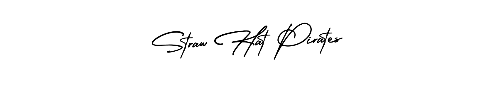 Make a beautiful signature design for name Straw Hat Pirates. With this signature (AmerikaSignatureDemo-Regular) style, you can create a handwritten signature for free. Straw Hat Pirates signature style 3 images and pictures png