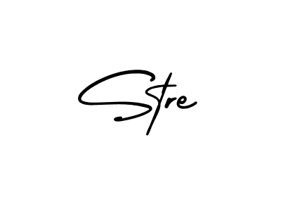 Use a signature maker to create a handwritten signature online. With this signature software, you can design (AmerikaSignatureDemo-Regular) your own signature for name Stre. Stre signature style 3 images and pictures png