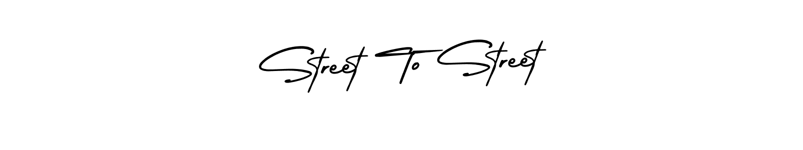 The best way (AmerikaSignatureDemo-Regular) to make a short signature is to pick only two or three words in your name. The name Street To Street include a total of six letters. For converting this name. Street To Street signature style 3 images and pictures png