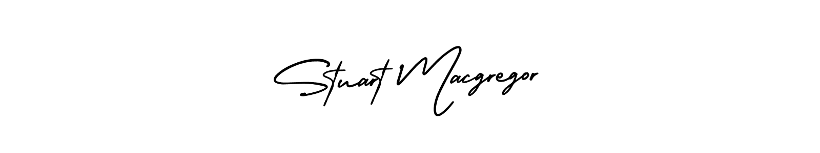 How to make Stuart Macgregor name signature. Use AmerikaSignatureDemo-Regular style for creating short signs online. This is the latest handwritten sign. Stuart Macgregor signature style 3 images and pictures png