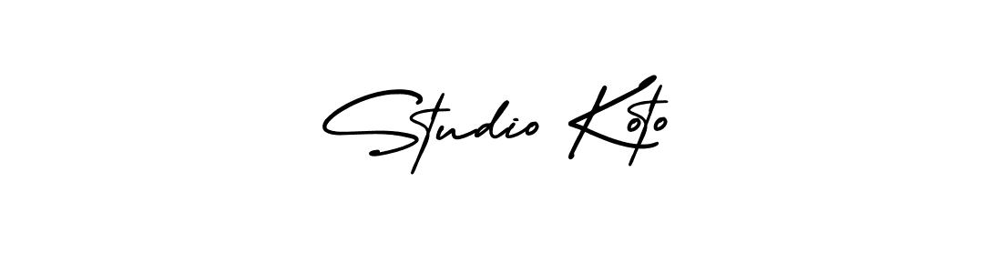 Use a signature maker to create a handwritten signature online. With this signature software, you can design (AmerikaSignatureDemo-Regular) your own signature for name Studio Koto. Studio Koto signature style 3 images and pictures png