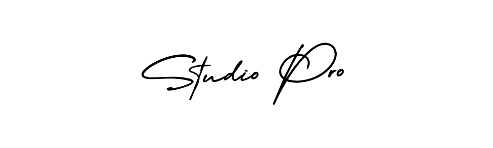 Also we have Studio Pro name is the best signature style. Create professional handwritten signature collection using AmerikaSignatureDemo-Regular autograph style. Studio Pro signature style 3 images and pictures png