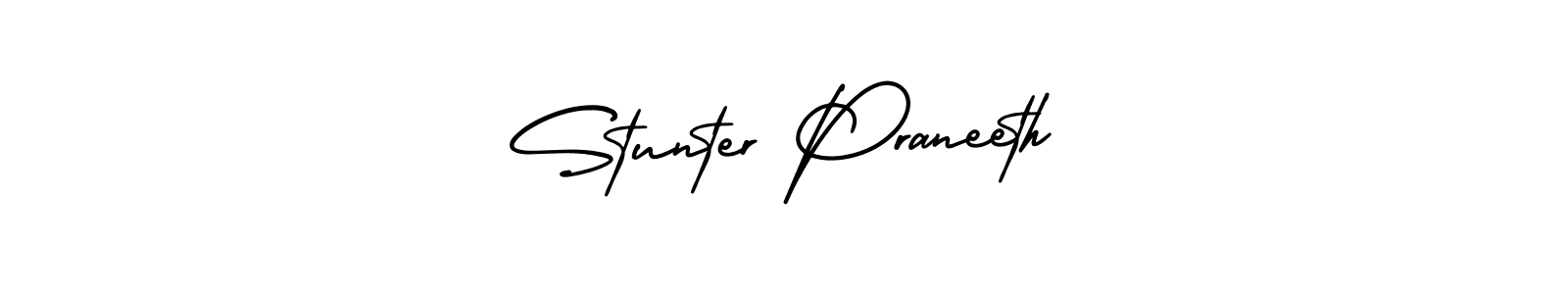 Similarly AmerikaSignatureDemo-Regular is the best handwritten signature design. Signature creator online .You can use it as an online autograph creator for name Stunter Praneeth. Stunter Praneeth signature style 3 images and pictures png