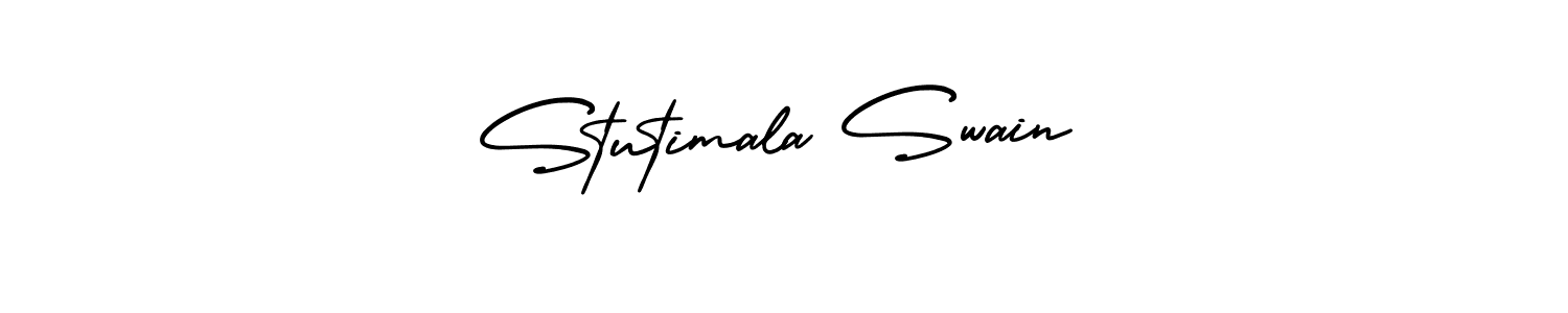 Check out images of Autograph of Stutimala Swain name. Actor Stutimala Swain Signature Style. AmerikaSignatureDemo-Regular is a professional sign style online. Stutimala Swain signature style 3 images and pictures png