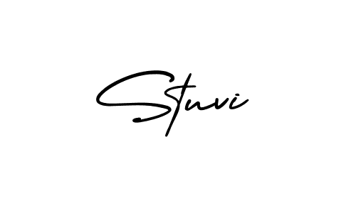 AmerikaSignatureDemo-Regular is a professional signature style that is perfect for those who want to add a touch of class to their signature. It is also a great choice for those who want to make their signature more unique. Get Stuvi name to fancy signature for free. Stuvi signature style 3 images and pictures png