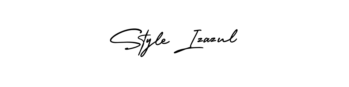 Also You can easily find your signature by using the search form. We will create Style Izazul name handwritten signature images for you free of cost using AmerikaSignatureDemo-Regular sign style. Style Izazul signature style 3 images and pictures png