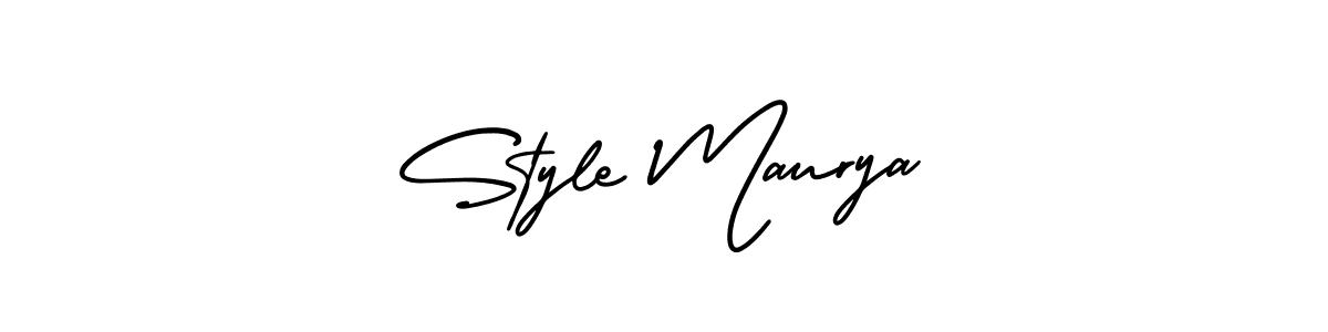 Best and Professional Signature Style for Style Maurya. AmerikaSignatureDemo-Regular Best Signature Style Collection. Style Maurya signature style 3 images and pictures png