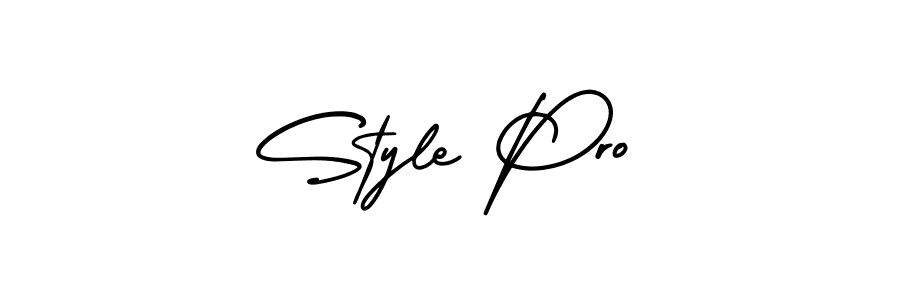The best way (AmerikaSignatureDemo-Regular) to make a short signature is to pick only two or three words in your name. The name Style Pro include a total of six letters. For converting this name. Style Pro signature style 3 images and pictures png
