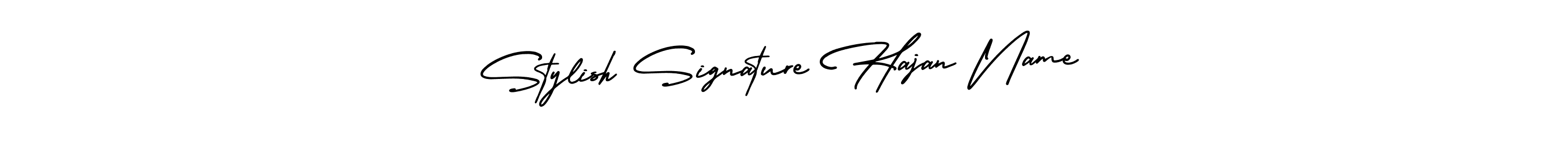 Stylish Signature Hajan Name stylish signature style. Best Handwritten Sign (AmerikaSignatureDemo-Regular) for my name. Handwritten Signature Collection Ideas for my name Stylish Signature Hajan Name. Stylish Signature Hajan Name signature style 3 images and pictures png