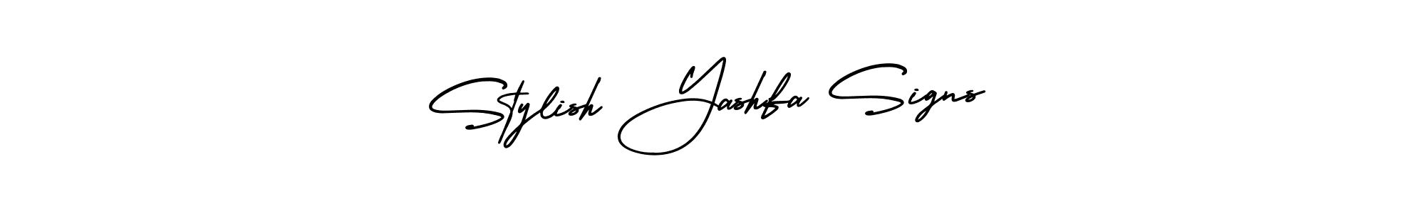 See photos of Stylish Yashfa Signs official signature by Spectra . Check more albums & portfolios. Read reviews & check more about AmerikaSignatureDemo-Regular font. Stylish Yashfa Signs signature style 3 images and pictures png